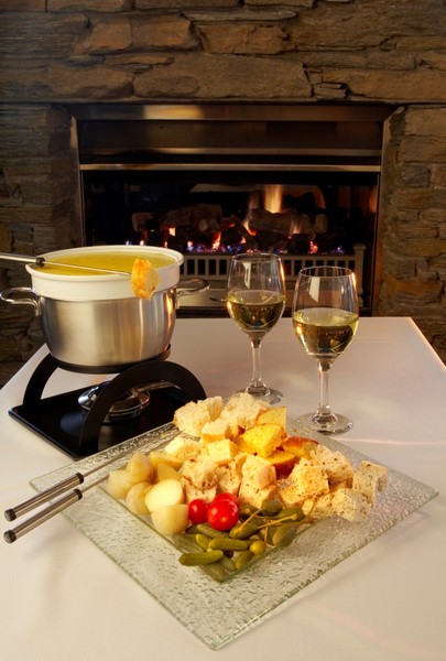 Cheese Fondue at Novotel Lakeside Queenstown